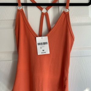 Simple & Cute Orange Bodysuit